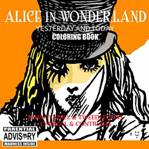 Alice in Wonderland Yesterday and Today Coloring Book – rare and collectible book from Deb’s Rare Books