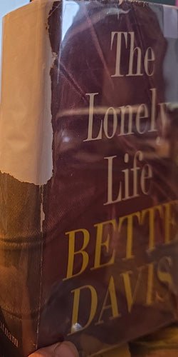 The Lonely Life: The Bette Davis Autobiography - Hardcover - 1962 – rare, vintage, or collectible item from Deb’s Book Paradise