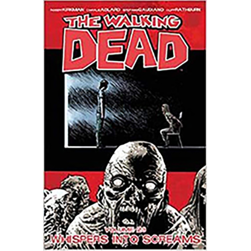 A haunting cover featuring undead figures with hollow eyes and gruesome details, symbolizing the eerie emergence of the Whisperers among the living and the dead.