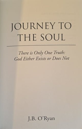 Journey to the Soul title page showing book subtitle