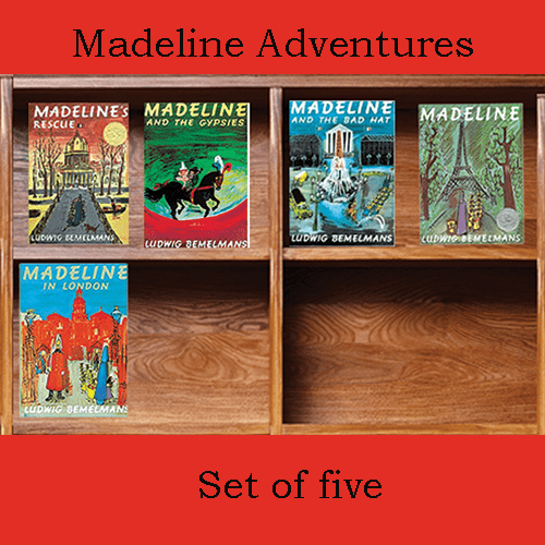 Vintage 5-Book Madeline Collection (1977–1982 Puffin Reprints) – Classic Children’s Books