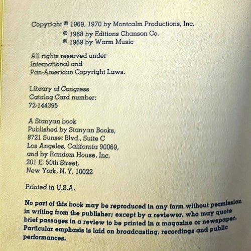 Rod McKuen: Complete Stanyan Poetry Collection (Set of 5) – rare, vintage, or collectible item from Deb’s Book Paradise