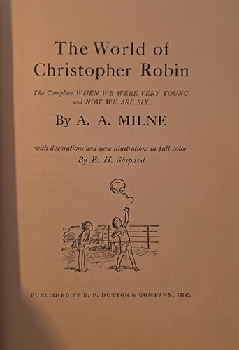 The World of Christopher Robin – rare, vintage, or collectible item from Deb’s Book Paradise