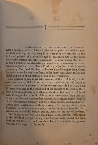 Kate Fennigate by Booth Tarkington – rare, vintage, or collectible item from Deb’s Book Paradise