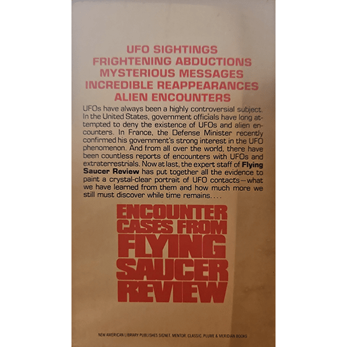 Encounter Cases From Flying Saucer Review – rare and collectible book from Deb’s Rare Books