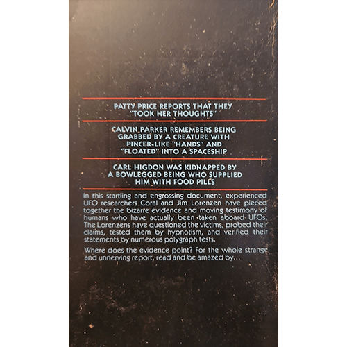 Abducted: Confrontations with Beings from Outer Space – rare and collectible book from Deb’s Rare Books