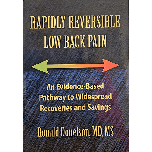 Rapidly Reversible Low Back Pain – rare and collectible book from Deb’s Rare Books