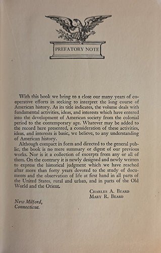 The Beards’ Basic History of the United States — Vintage Hardcover, Early 20th Century – rare, vintage, or collectible item from Deb’s Book Paradise