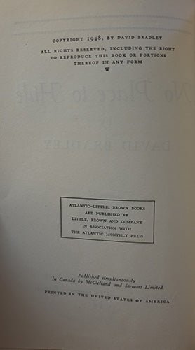 No Place to Hide — David Bradley — 1948 First Edition in Jacket (Atomic Age) – rare, vintage, or collectible item from Deb’s Book Paradise