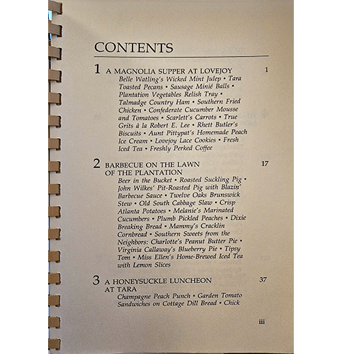 Betty Talmadge's Lovejoy Plantation Cookbook – rare and collectible book from Deb’s Rare Books