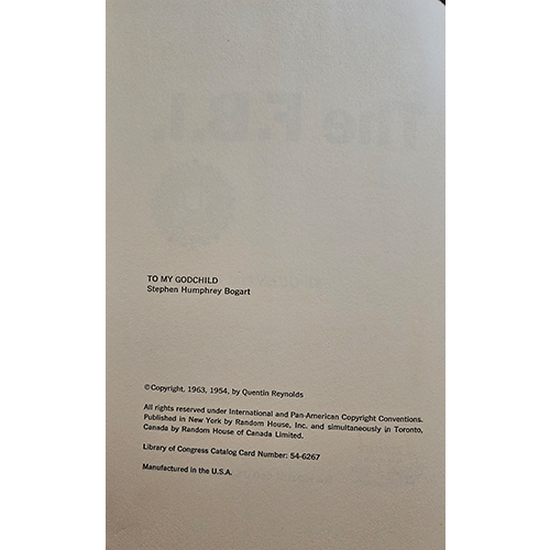 the FBI: Landmark – rare and collectible book from Deb’s Rare Books