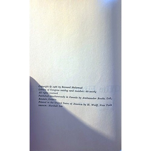 The Fixer — Pulitzer Prize & National Book Award Winner (First Edition, 1966) HC – rare, vintage, or collectible item from Deb’s Book Paradise