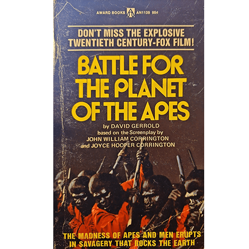 Battle for The Planet of the Apes – rare and collectible book from Deb’s Rare Books