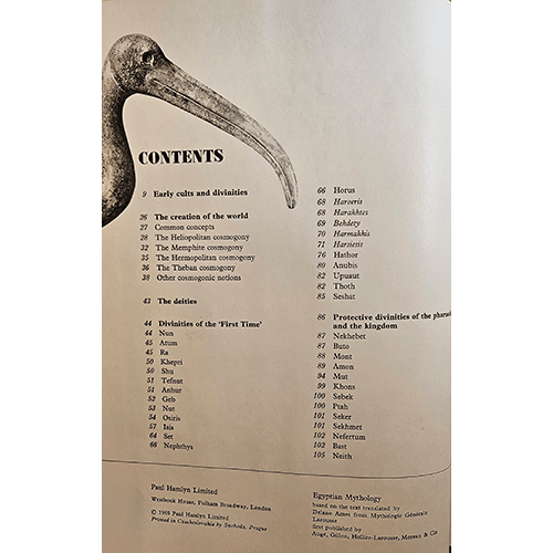 Egyptian Mythology – rare and collectible book from Deb’s Rare Books