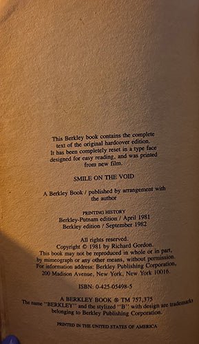 Smile on the Void: The Mythhistory of Ralph M'Botu Kitaj