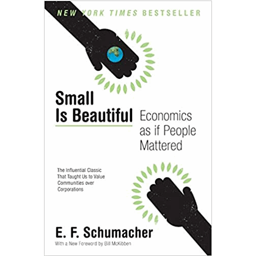 Small Is Beautiful: Economics as if People Mattered – rare and collectible book from Deb’s Rare Books