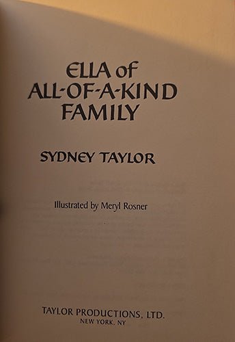 The All - of - a - Kind Family Series (4 Volumes) — Sydney Taylor | Like New Vintage Set – rare, vintage, or collectible item from Deb’s Book Paradise
