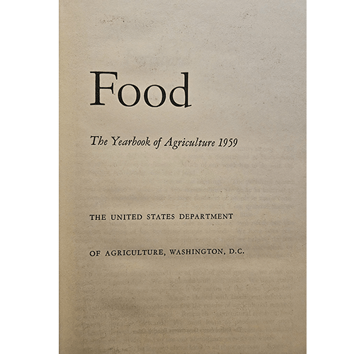 The Yearbook of Agriculture 1959 – rare and collectible book from Deb’s Rare Books