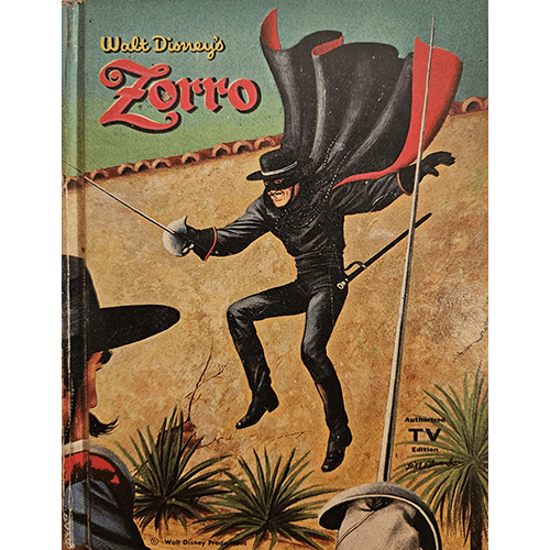Walt disney Zorro – rare and collectible book from Deb’s Rare Books