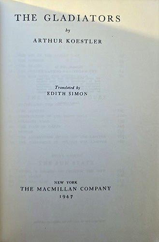 The Gladiators – rare, vintage, or collectible item from Deb’s Book Paradise
