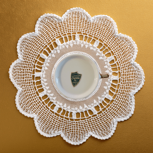 vintage set of five porcelain demitasse cups –– charming vintage or collectible piece from Deb’s Tea Room by Deb’s Book Paradise