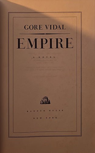 Empire by Gore Vidal – rare, vintage, or collectible item from Deb’s Book Paradise