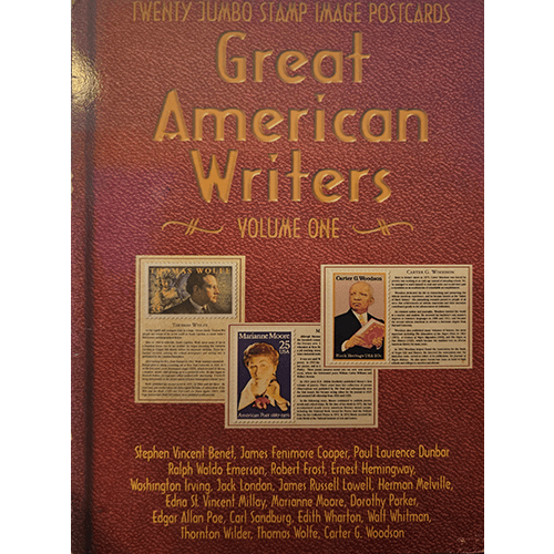 Great american Writers postcards – rare and collectible book from Deb’s Rare Books