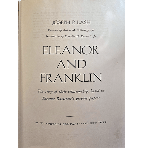 Eleanor and Franklin – rare and collectible book from Deb’s Rare Books