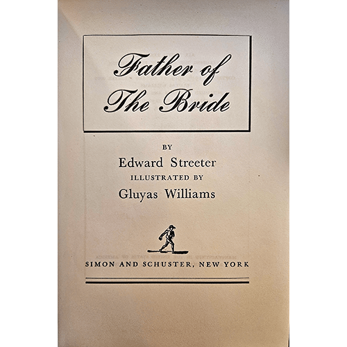 Father of the Bride – rare and collectible book from Deb’s Rare Books