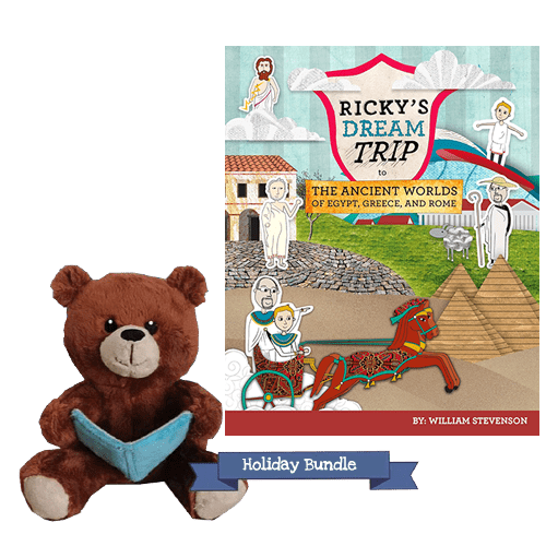 Ricky's Dream Trip to the Ancient Worlds Reading Bear Bundle – rare and collectible book from Deb’s Rare Books