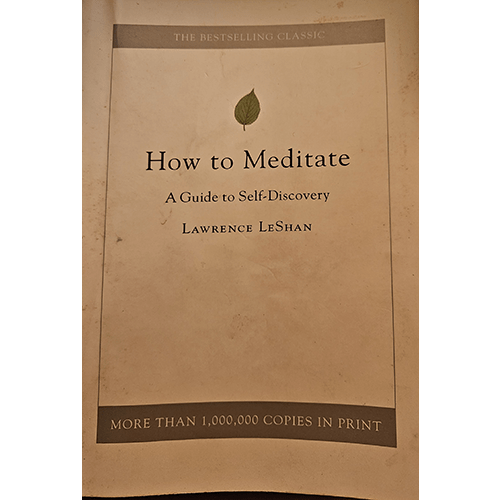 how to Meditate – rare and collectible book from Deb’s Rare Books