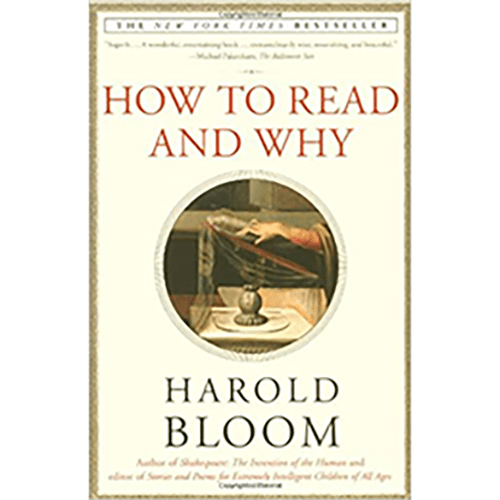 The cover of "How to Read and Why" features a minimalist design with elegant typography, reflecting the book's focus on classic literature.