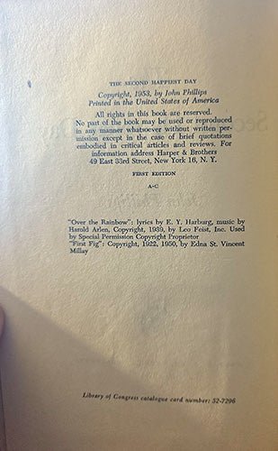 The Second Happiest Day – rare, vintage, or collectible item from Deb’s Book Paradise