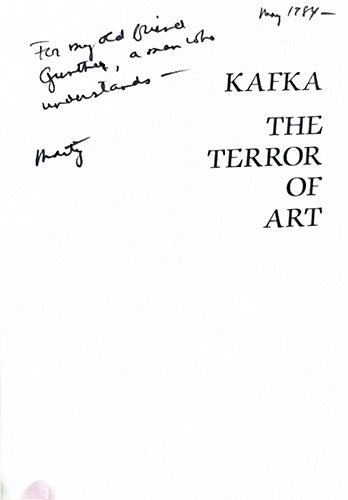 Kafka: The Terror of Art – rare, vintage, or collectible item from Deb’s Book Paradise