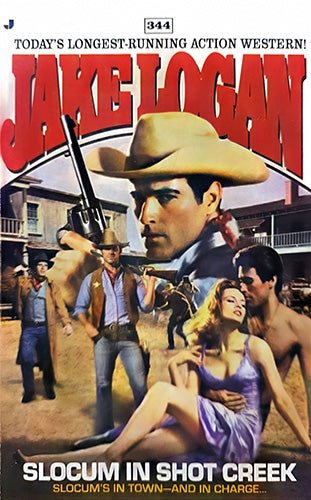 Vintage Western Action Bundle – Jake Logan Slocum First Jove Editions (Set of 5) – rare, vintage, or collectible item from Deb’s Book Paradise