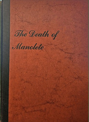 The Death of manolete – rare, vintage, or collectible item from Deb’s Book Paradise