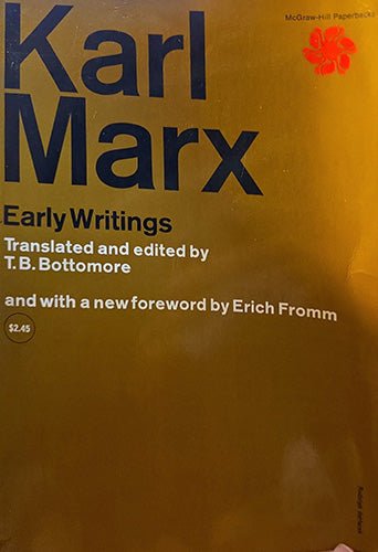 Karl Marx Early Writings – rare, vintage, or collectible item from Deb’s Book Paradise