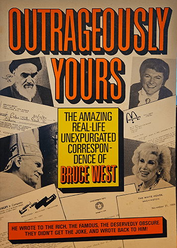 Outrageously Yours – rare and collectible book from Deb’s Rare Books