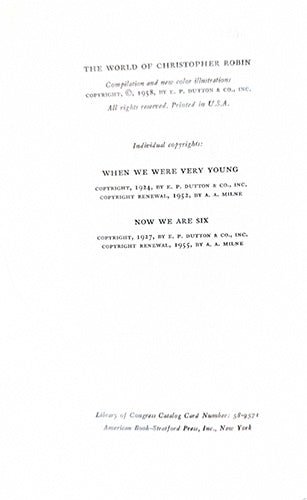 The World of Christopher Robin – rare, vintage, or collectible item from Deb’s Book Paradise