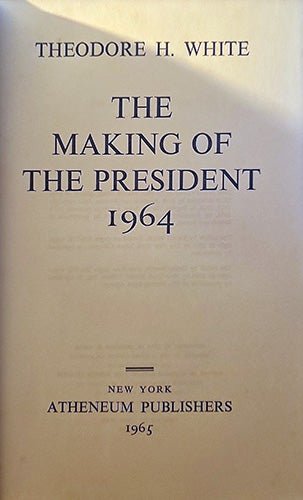 the making of the president 1964 – rare, vintage, or collectible item from Deb’s Book Paradise