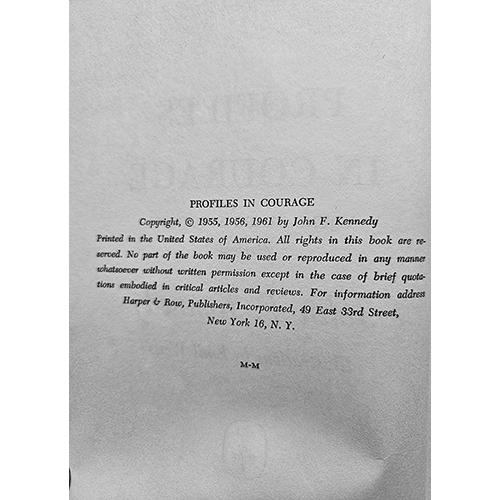 Profiles in Courage Young Readers Edition – rare and collectible book from Deb’s Rare Books