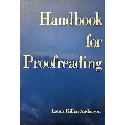 Handbook for Proofreading – rare and collectible book from Deb’s Rare Books