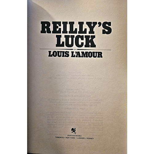 Louis L'Amour Leatherette Collector's Edition: Reilly's Luck