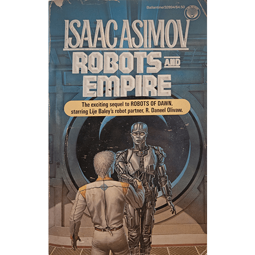 Isaac Asimov Robots and Empire – rare and collectible book from Deb’s Rare Books