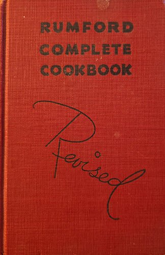 Rumford Complete Cook Book — Three - Volume Vintage Bundle (1934 & Revised Editions) – rare, vintage, or collectible item from Deb’s Book Paradise