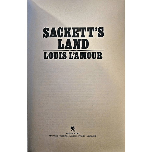 Louis L'Amour Leatherette Collector's Edition: Sackett's Land