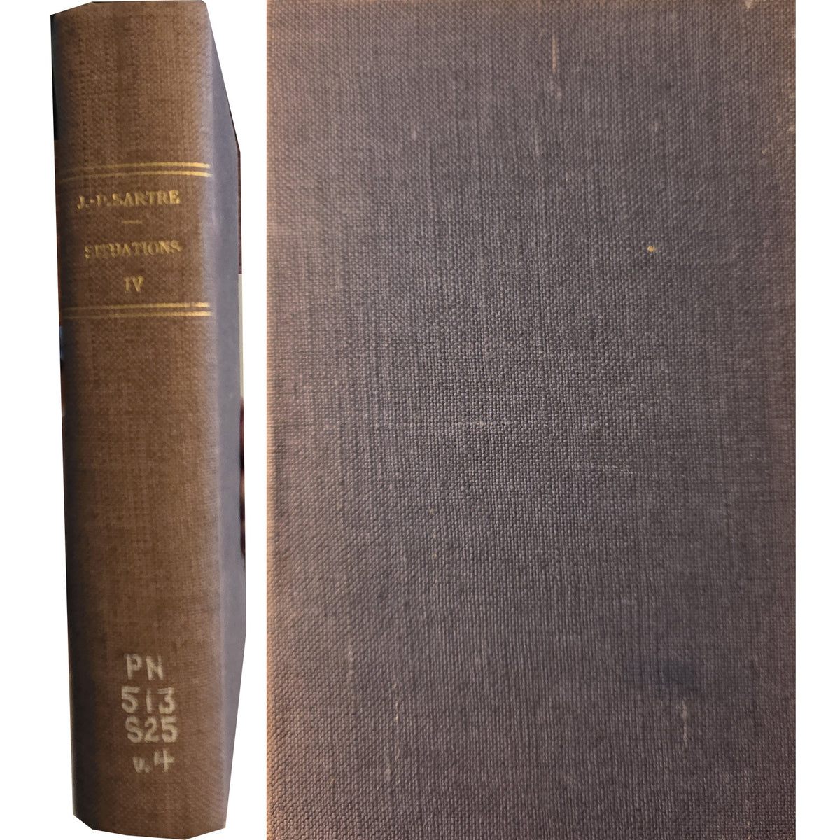 1964 Jean-Paul Sartre Situations IV | Stanford Library First Edition