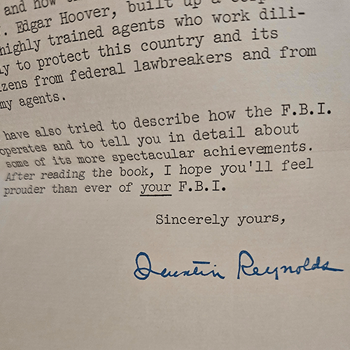 the FBI: Landmark – rare and collectible book from Deb’s Rare Books