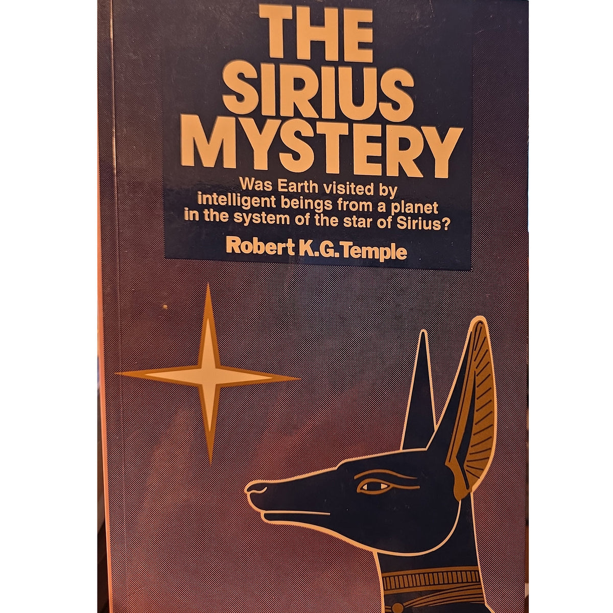 The front cover of the book 'The Sirius Mystery' by Robert K.G.