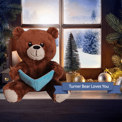 Turner the cute reading bear – rare and collectible book from Deb’s Rare Books